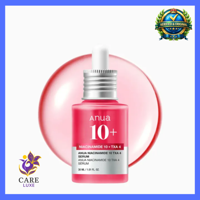 Anua Niacinamide 10% + TXA 4% Serum bottle front view Korean brightening serum