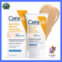 CeraVe Hydrating Mineral Sunscreen SPF 30 Sheer Tint for sensitive skin 50ml
