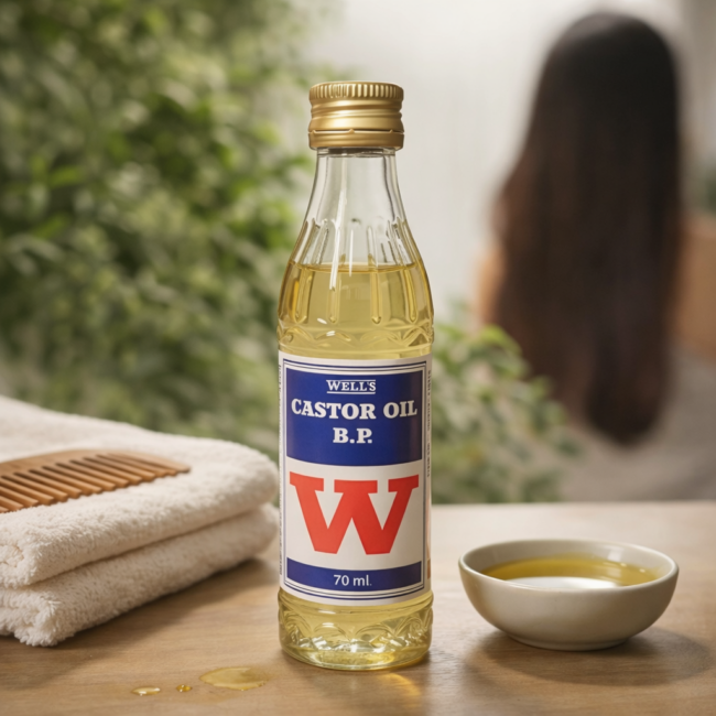 Well’s castor oil Spain original product 70ml